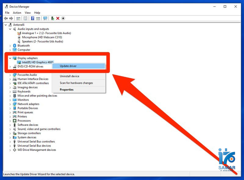 update driver samar-it