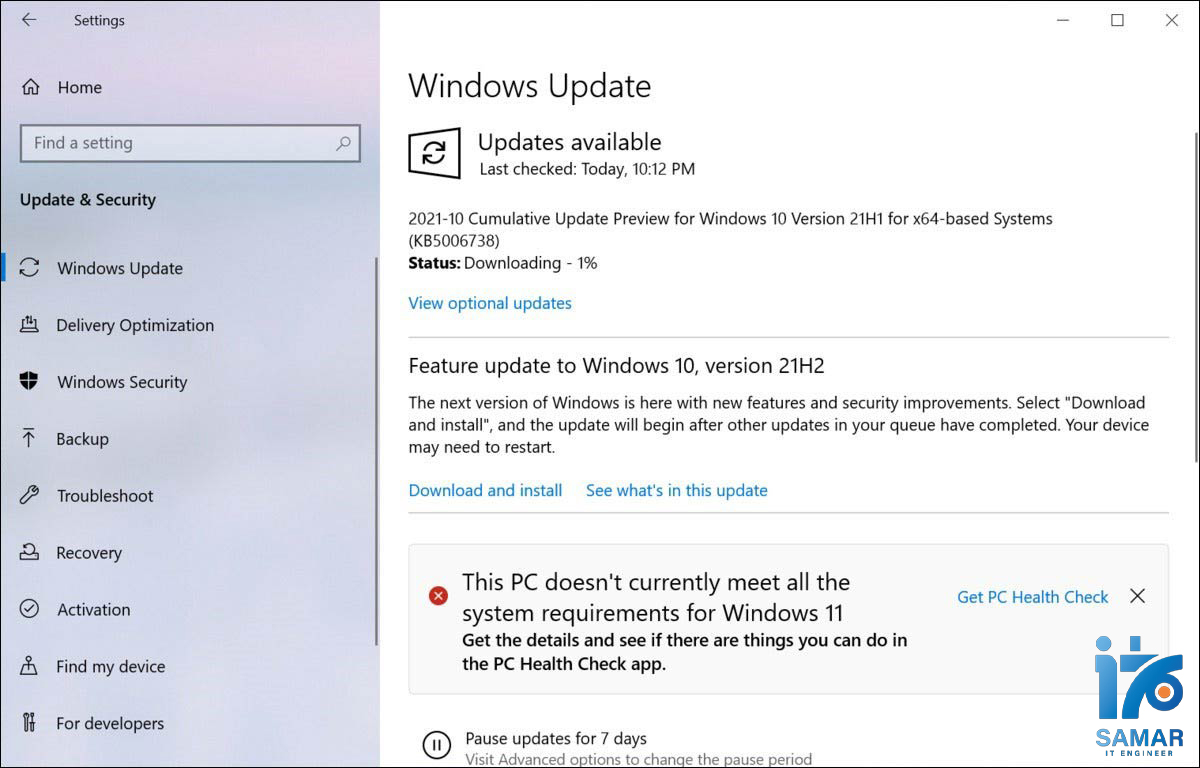 types-of-windows-updates samar-it
