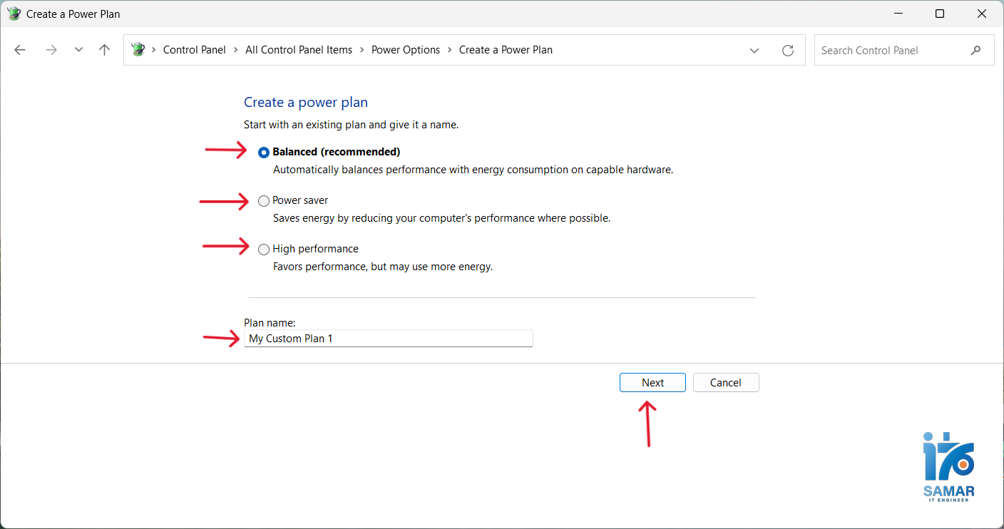 عکس شماره 8 - ساخت Power Options
